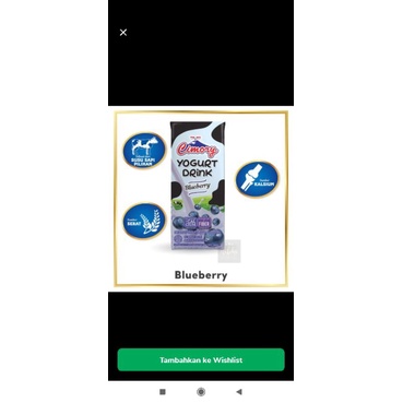 Cimory yogurt drink 200ml blueberry strawberry mixed fruit