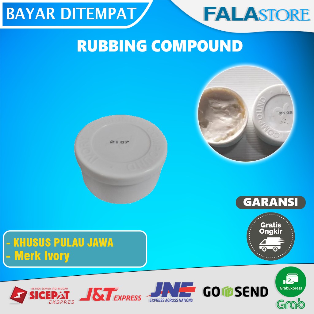 

Rubbing Compound Ivory White Putih Berkualitas Murah