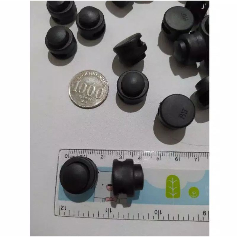 Stropper Knop Bulat Dua Lubang Model Klakson