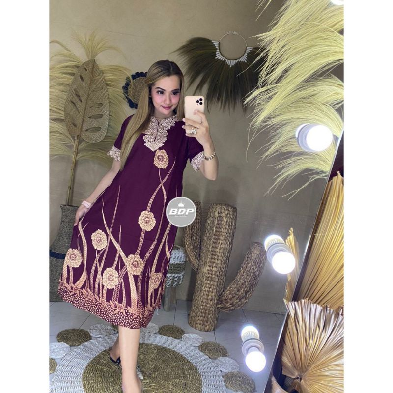DASTER RENDA MOTIF BUNGA ILALANG