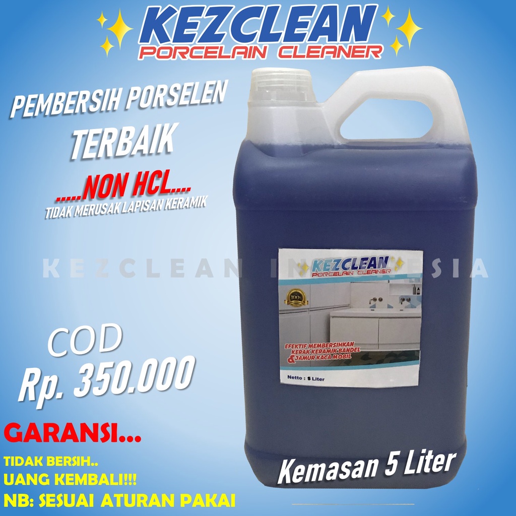 Pembersih Kerak Kamar Mandi Toilet | Pembersih Keramik Kamar Mandi Toilet Kezclean 5 Liter