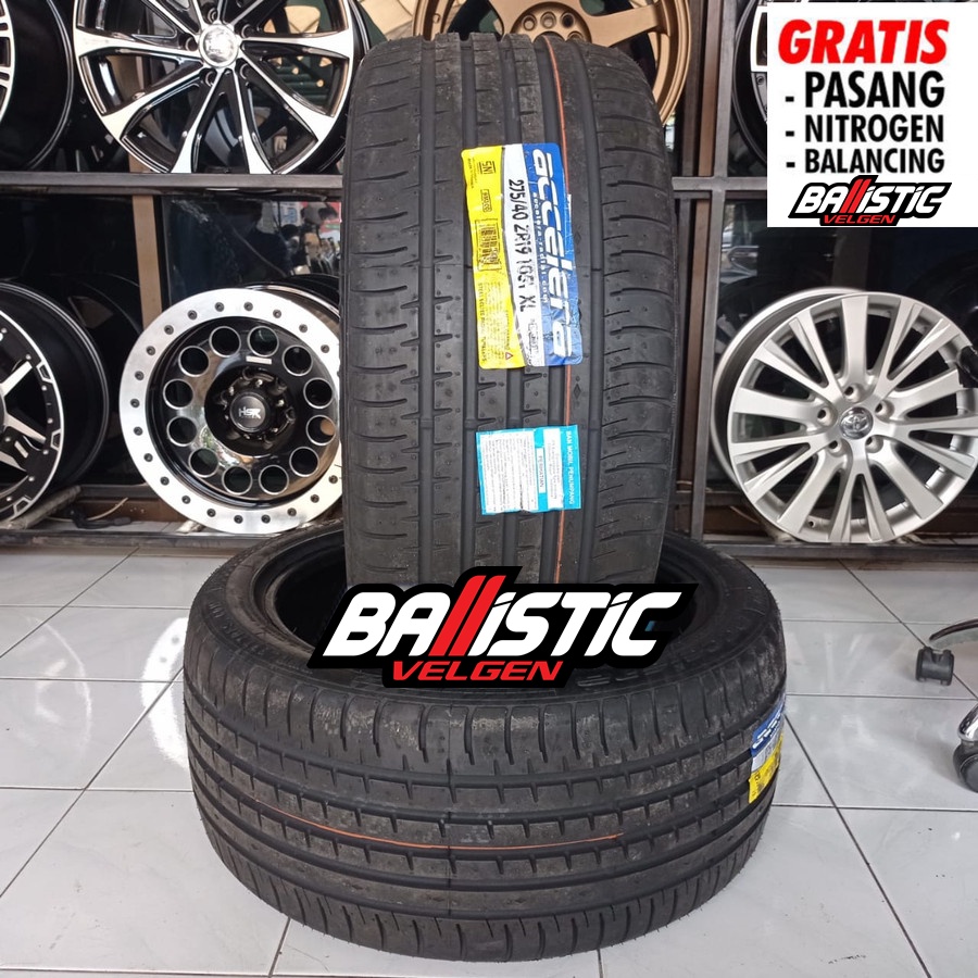 Ban mobil tubles R19 275/40 merek ACCELERA PHI2 275 40 Ring 19 toko ban mobil tegal