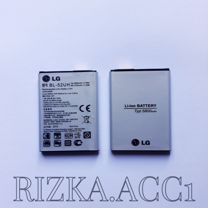 Baterai Hp LG L70 D285 L65 Dual F60 D280 BL-52UH BL52UH 52UH Battery Batre Hp