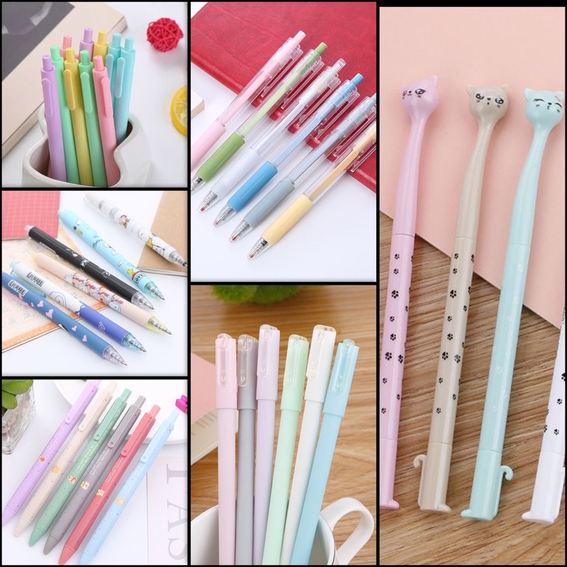 

PULPEN GEL POLOS - PULPEN GEL KARTUN - PULPEN GEL MURAH