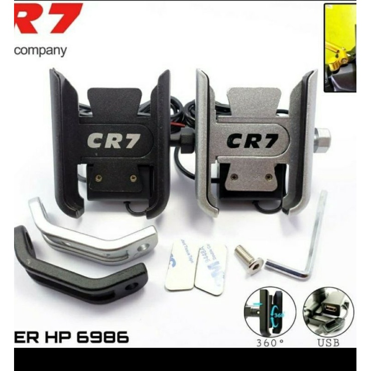 Holde HP Motor Aluminium USB CHARGER Nmax X-Max ADV