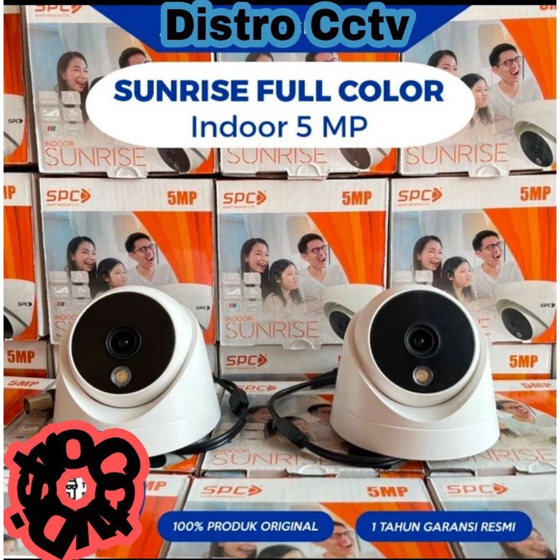 Camera Cctv SPC 5mp Indoor Full Color Sunrise Series Kamera Cctv ColorVu indor 5 MP 2560p