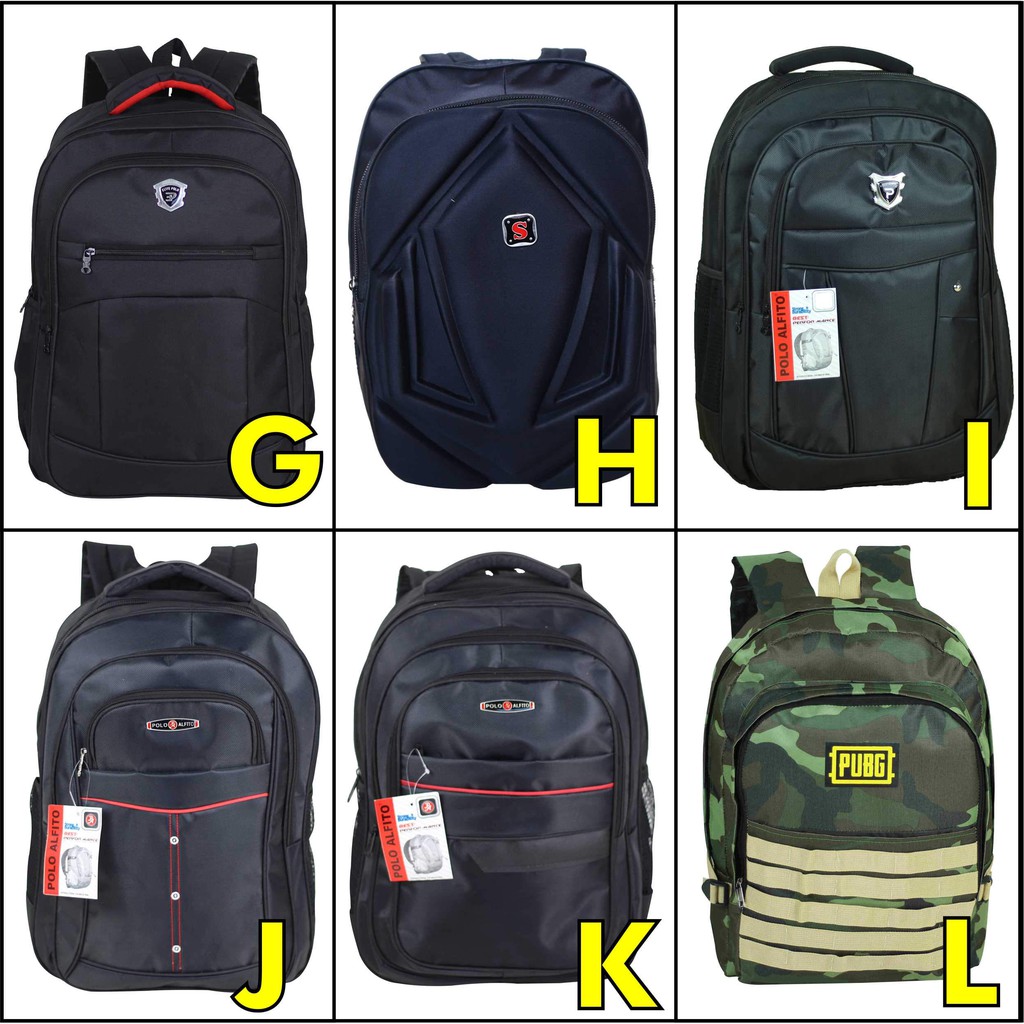 SERBA 60 RIBU Ransel Pria Laptop Pria Backpack Gendong SMP SMA Tas Polo Murah Bagus Berkualitas Awet