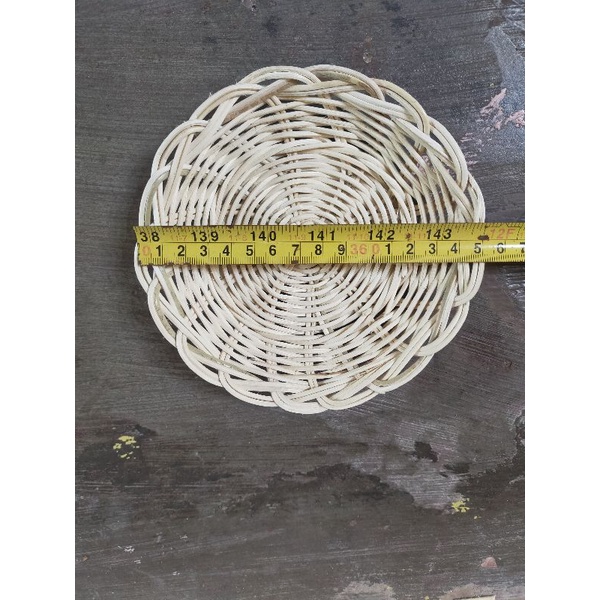 piring rotan mini 15 cm super