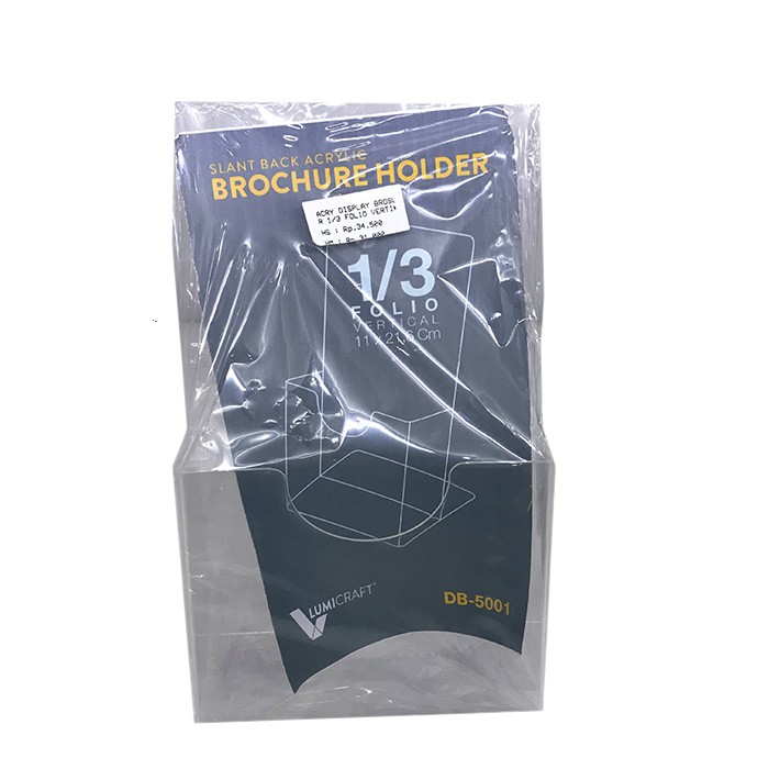 

Tokotab - Acrylic Display Brosur 1/3 Folio Vertikal DB-5001