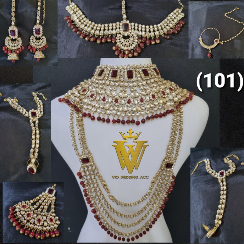 Set kalung india gold mewah(lengkap)