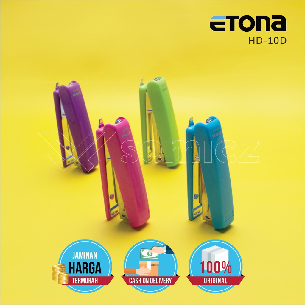 

1pcs Stapler / staples etona HD10 D bisa isi 2 buah staples lebih lama pakai nya