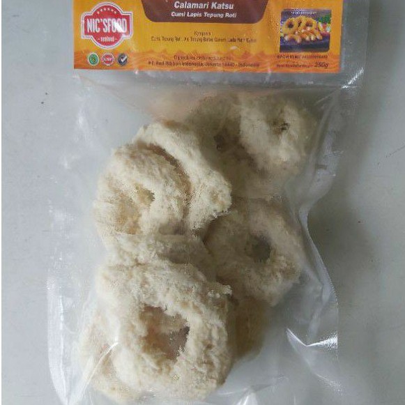 

Calamari Cumi ring tepung 250 gram