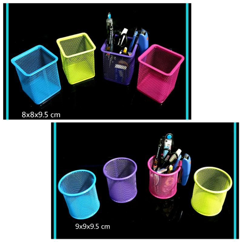 

Keranjang Pensil Varian Kotak Dan Bulat