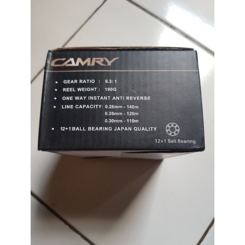 Reel BC CAMRY LIZARD 12+1 ball bearing max drag 10 Kg