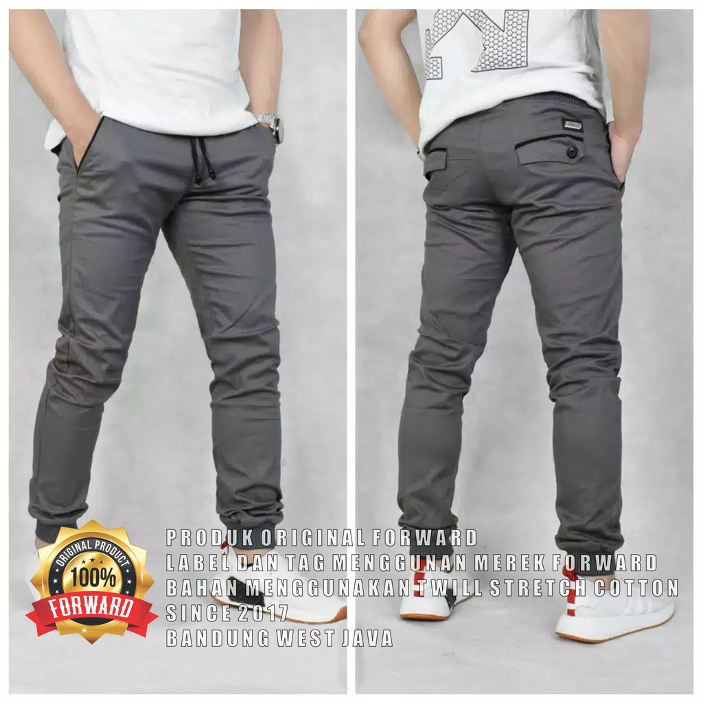 Celana joger jogger pria polos original forward