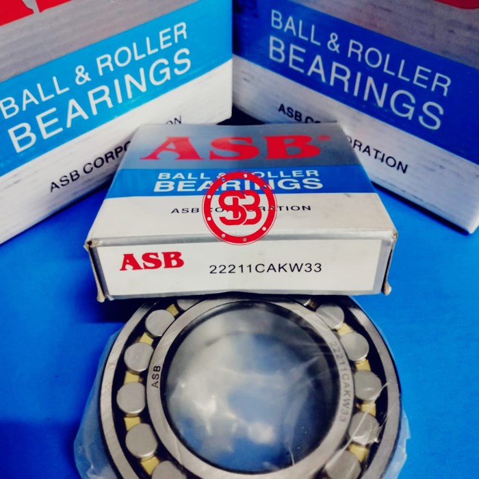 SPHERICAL ROLLER BEARING 22211 CAKW33 ASB (55x100x25)