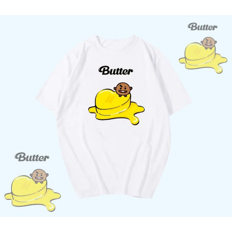 T-SHIRT/TUMBLR TEE KAOS BUTTER BTS BT21 PREMIUN UNISEX