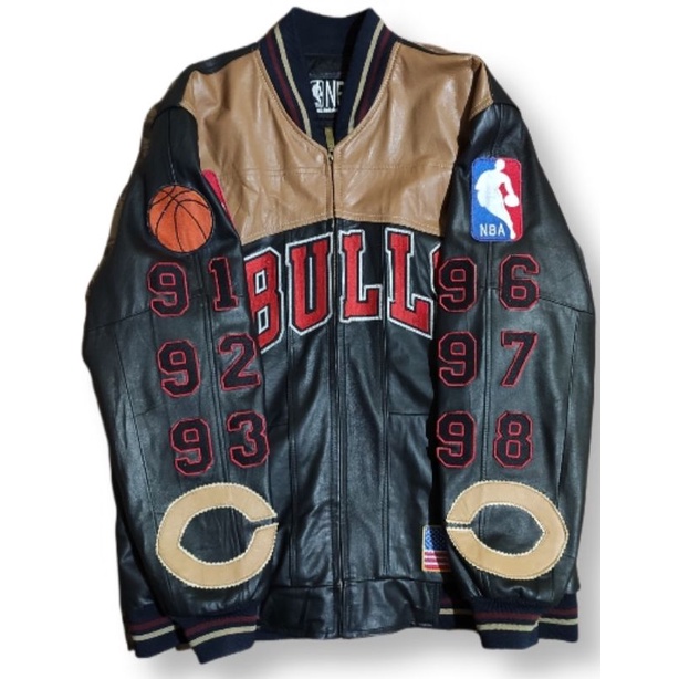 Jaket Kulit NBA Chicago Bulls