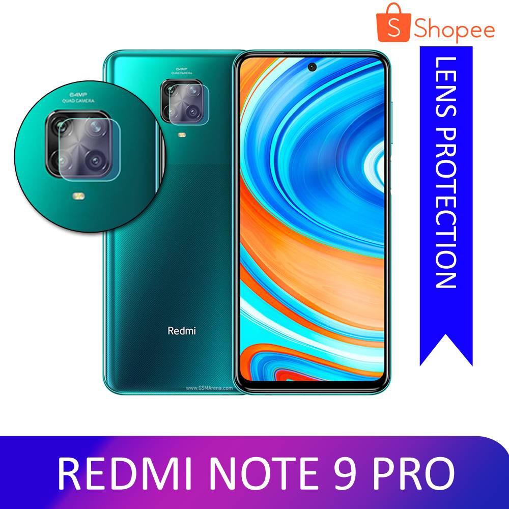 Tempered Glass Kamera XIAOMI Redmi Note 9 Pro Pelindung Kamera Bahan kaca