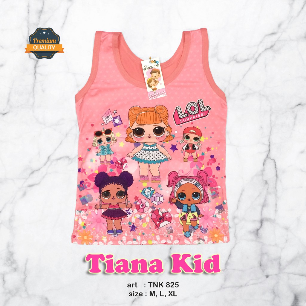 TIANA KIDS | Tanktop Anak  / Atasan Anak  / Singlet Anak  / art TNK 825