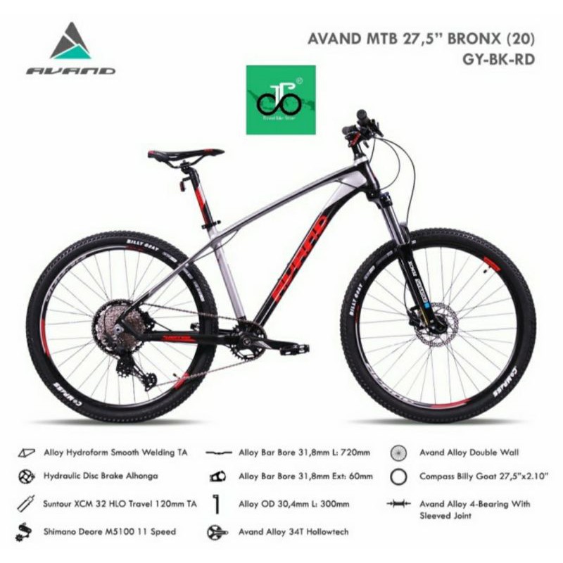 Sepeda MTB 27.5" Avand Bronx