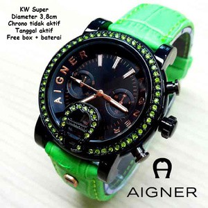 

Aigner Diamond Colour Leather Green Leaf