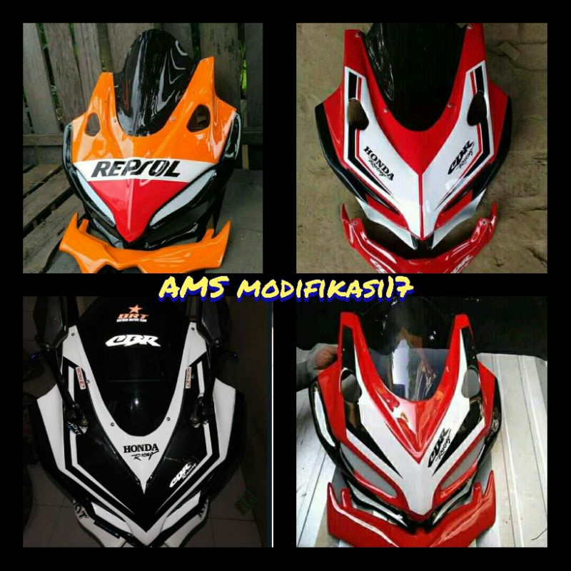 TAMENG TOPENG KEDOK BODY DEPAN CBR 150R FACELIFT K45G K45N K45A LOKAL