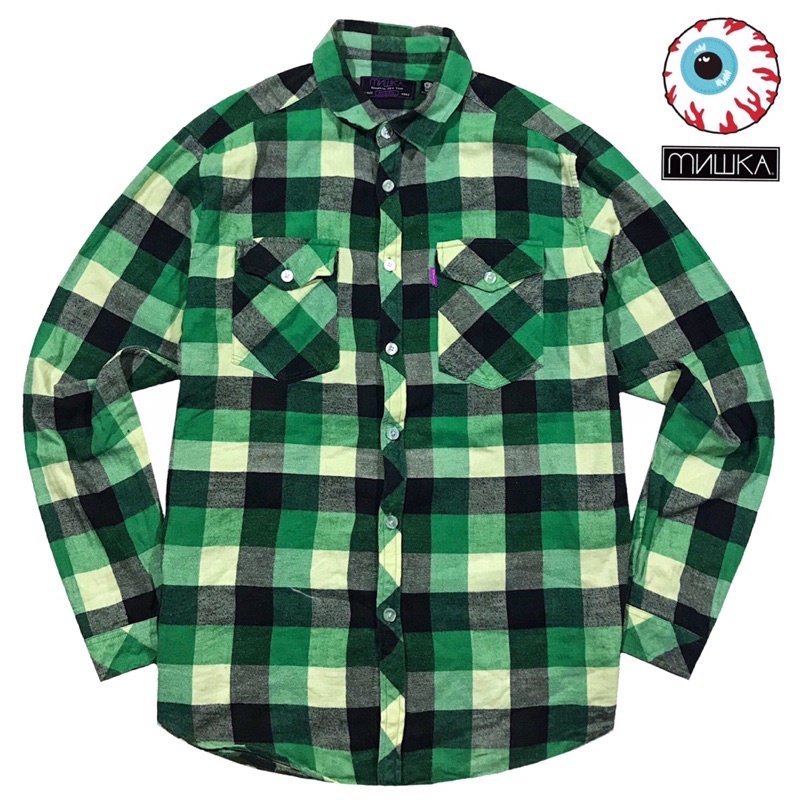 flannel second branded / flannel second original / Mnwka Plaid Flannel Shirt