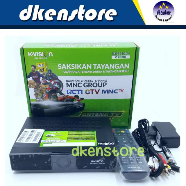 Receiver Parabola decoder KVISION C2000 Bromo MNC Grup