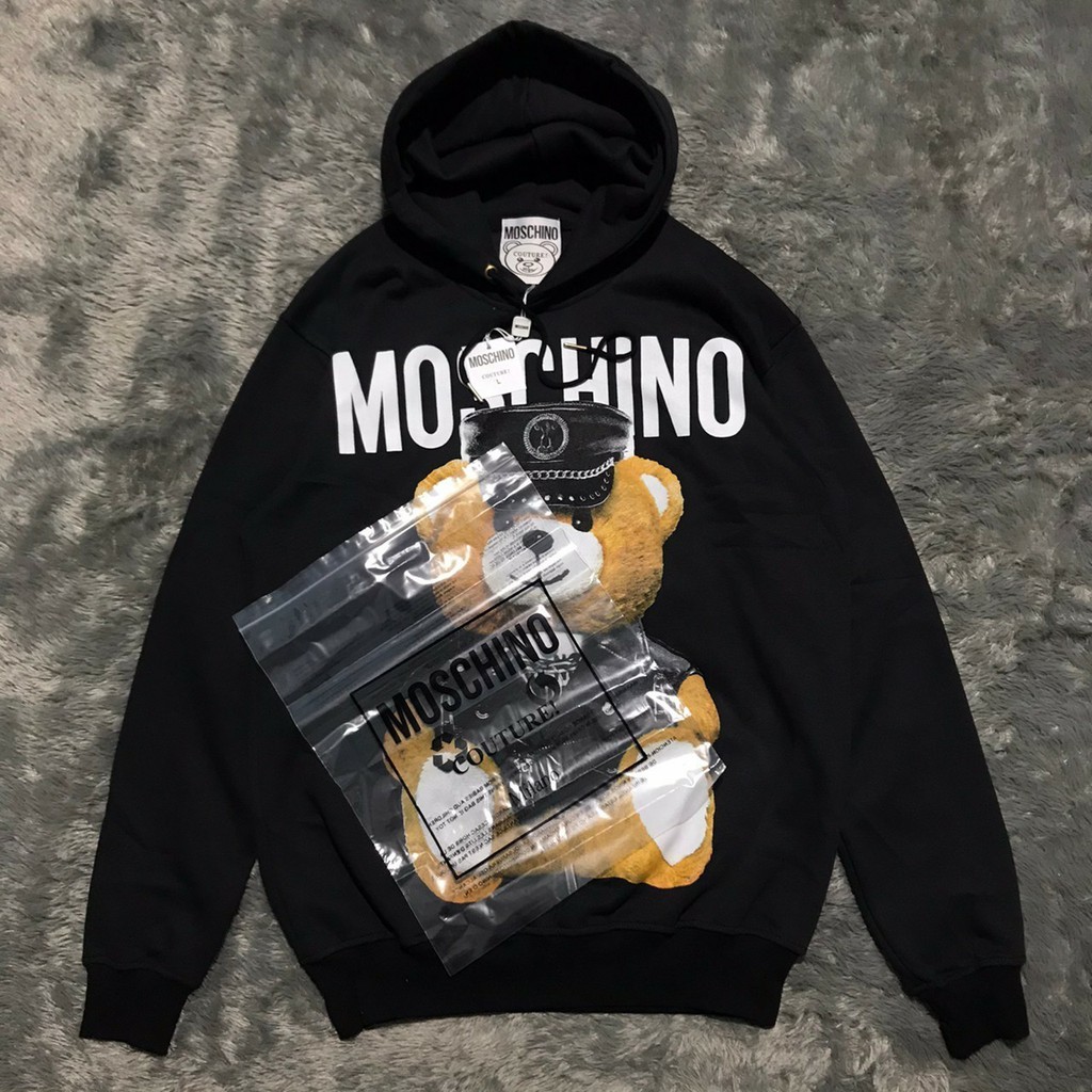 Hoodie Moschino Biker Bear Premium