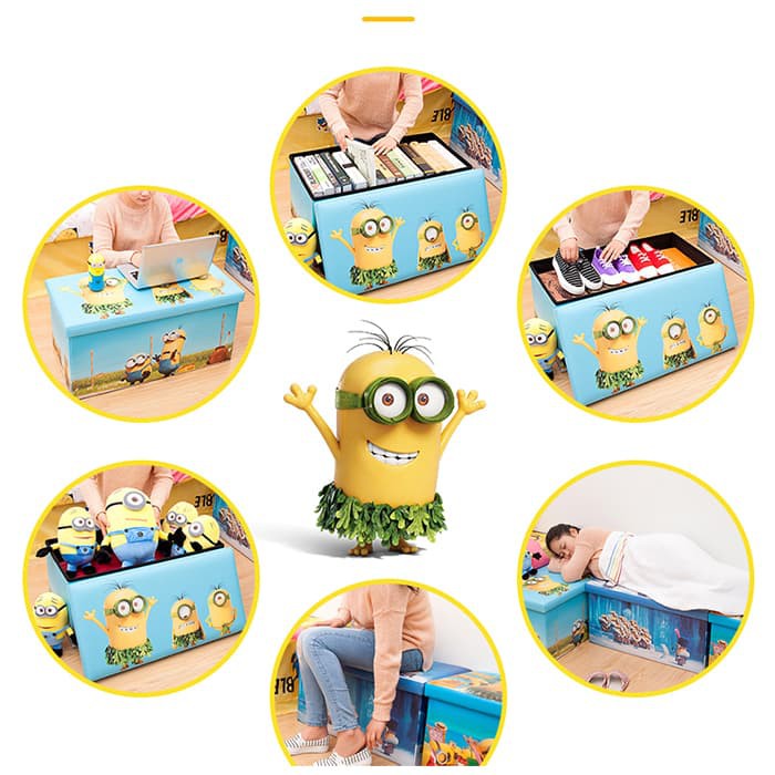 Termurah - Ruibao Bangku Lipat / Kotak Penyimpanan