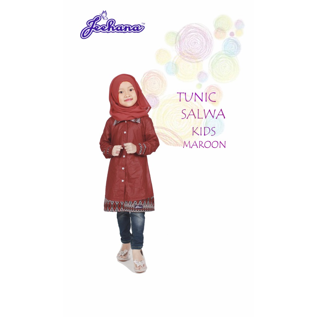 Atasan Tunik Anak Perempuan Jeehana Tunic Salwa Kids