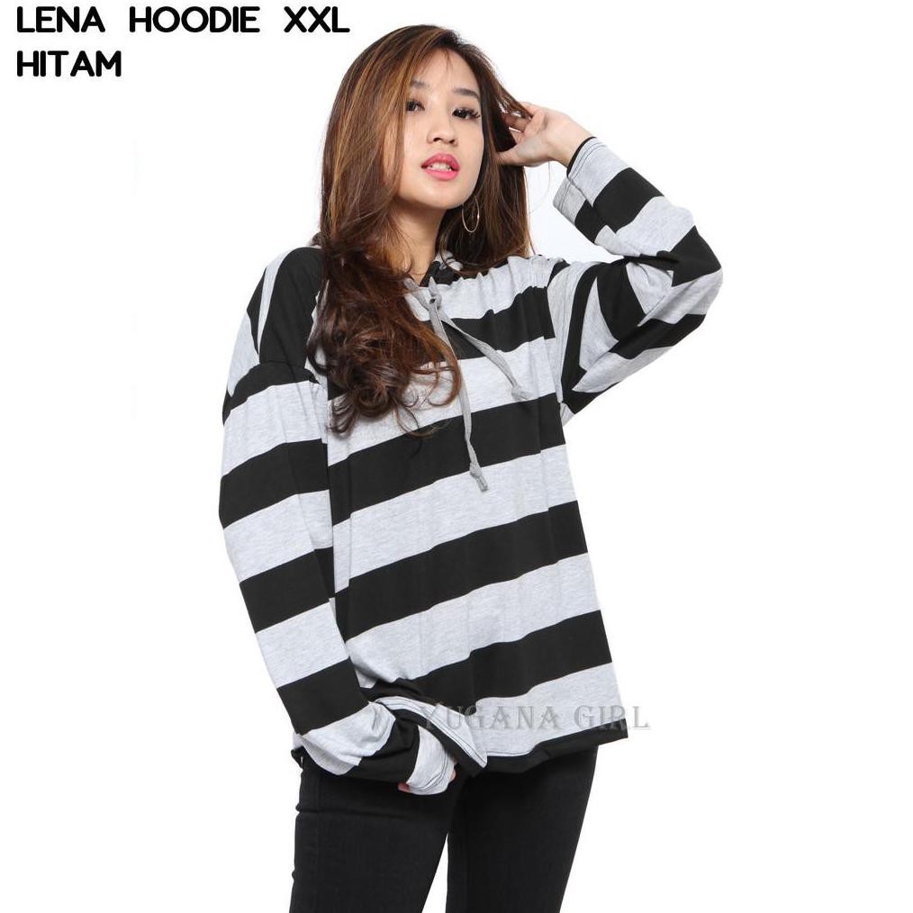 Fashion Baju Blouse Atasan XXL Jumbo Murah Wanita Kekinian Lena