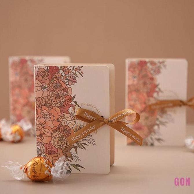 

GONJING5 25PCS CREATIVE SIMPLE BOOK SHAPE GIFT BOX CREATIVE KRAFT PAPE DSG54546WE