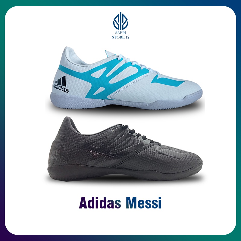 Sepatu Futsal Adidas Nemeziz Messi 15.3 hitam polos Komponen Original Terbaru