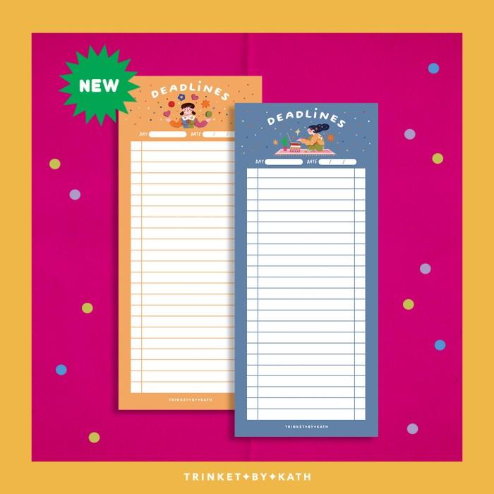 

Bundle To Do List Memo Pad / Notepad / Notebook - Trinket by Kath