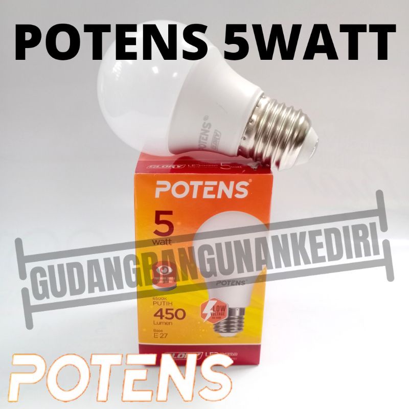 lampu led potens 5 watt 5watt