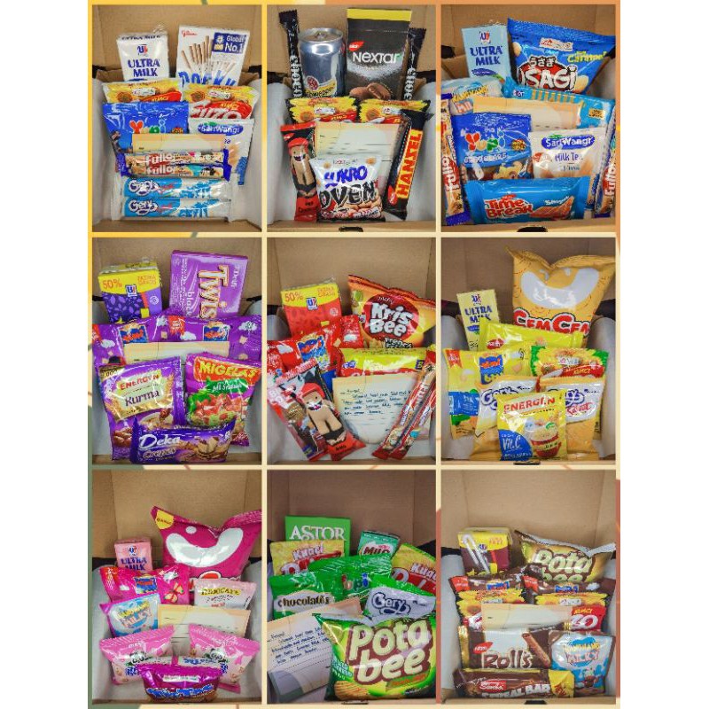 

Hampers snack murah hadiah lebaran, ulang tahun, wisuda.