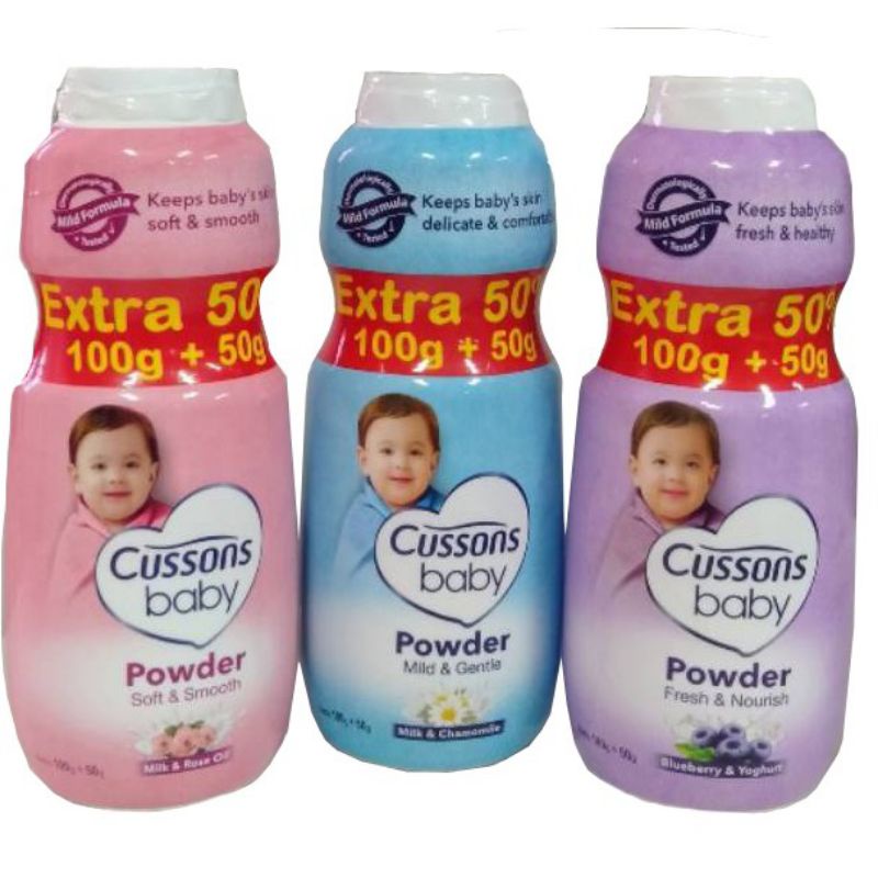 Bedak Bayi Cussons 100 gr + 50 gr