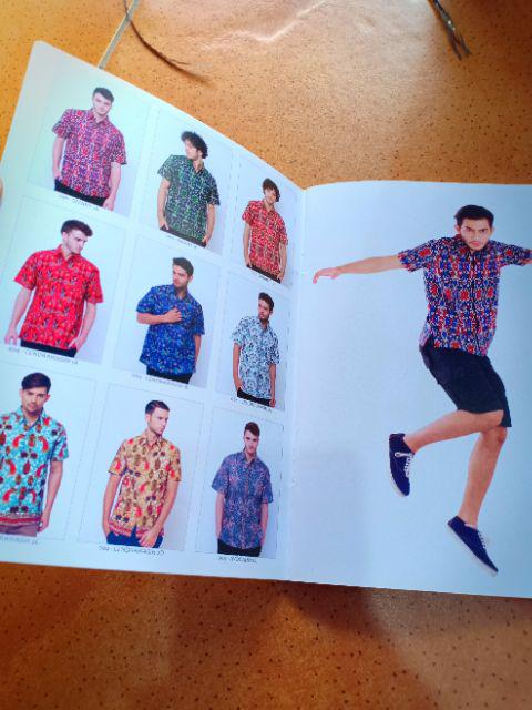 Pradawita Batik Kemeja Reguler Fit Anindita 2b-biru