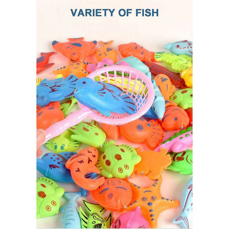 Lyshare Mainan Memancing Ikan Mainan Anak Magnetic Fishing Pool Toy