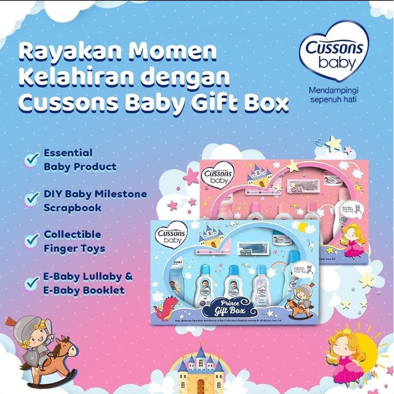 PAKET HADIAH BAYI | CUSSONS Baby Prince Gift Box