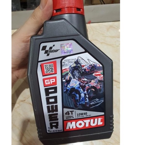 Oli Motul GP Power 4T 10W 40 1 Liter Oli Motor Vixion R15 Cb 150 Satria FU