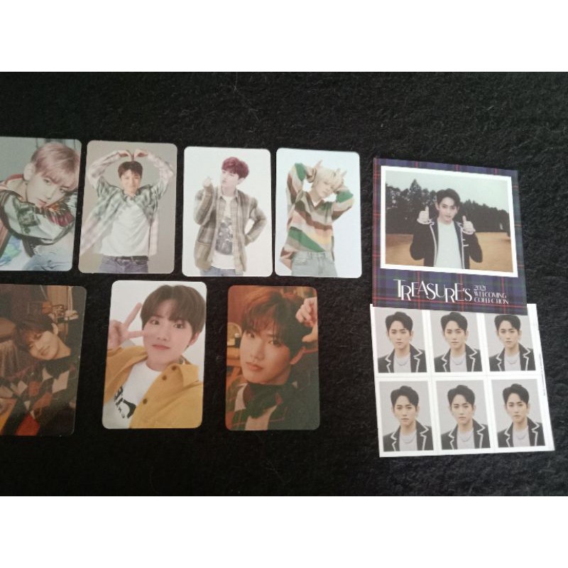 Photocard dan Welkit Treasure mashiho junghwan asahi doyoung junkyu