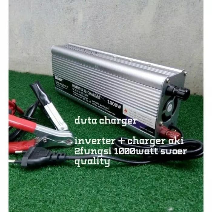 power inverter with plus charger aki 1000watt