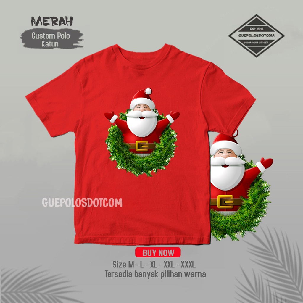 A1 Kaos Santa Natal Merry Christmas 2021 2022 Type 11 Kaos Natal Baju Natal Couple Kaos Natal Keluarga Custom Kaos Natal Shopee Indonesia