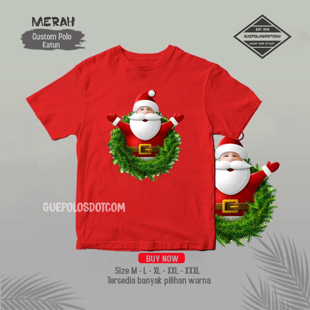 a1 KAOS SANTA NATAL MERRY CHRISTMAS 2021 2022 TYPE 11 - kaos natal - baju natal couple - kaos natal 
