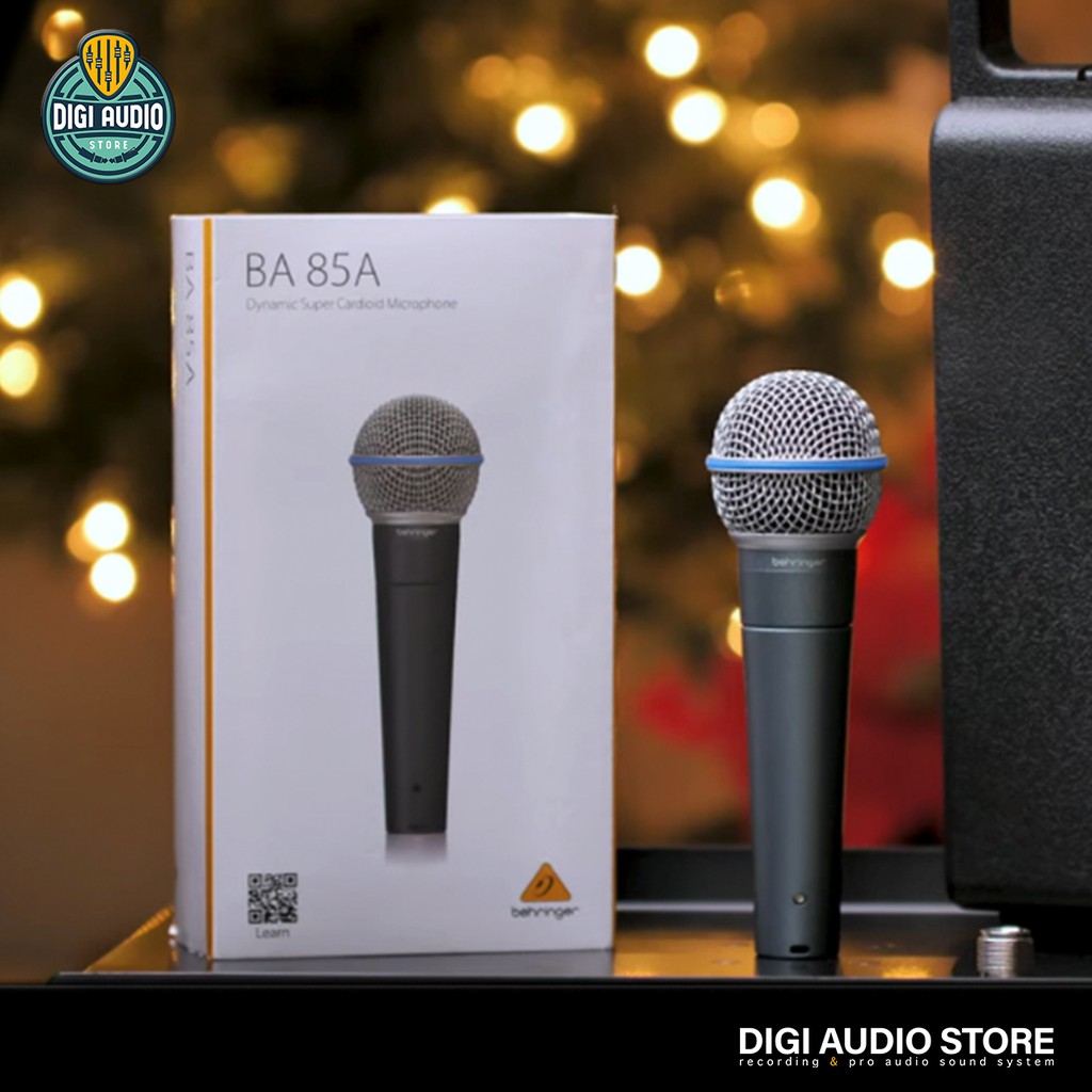 Microphone Vocal Dynamic Behringer BA 85A - BA85A - BA85 - Mic Cable - Mikrofon - Mik Kabel