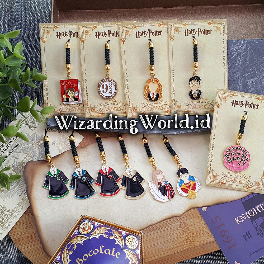 New Gantungan HP Handphone Cell Phone Harry Potter Hogwarts Hermione Jubah Phone Strap Charm Charms