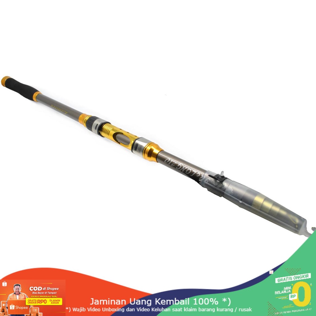 (BISA COD) RVOSTR Joran Pancing Carbon Fiber Sea Fishing Rod